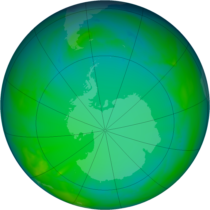 Ozone Map 2007-07-06